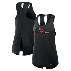 Arizona Cardinals Women's Open-Back Crisscross Dri-FIT Tank Top Black | Nike for Sale