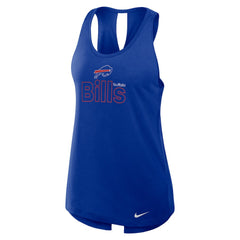 Buffalo Bills Women's Open-Back Crisscross Dri-FIT Tank Top Royal | Nike for Sale