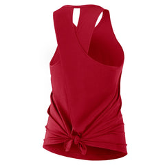 Tampa Bay Buccaneers Women's Open-Back Crisscross Dri-FIT Tank Top Red | Nike for Sale