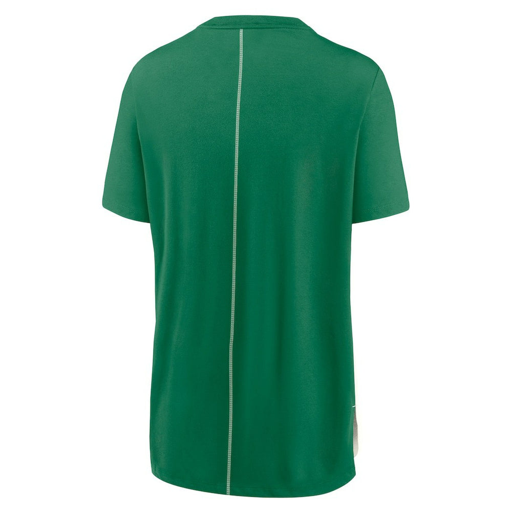 New York Jets Women's Wordmark Tri-Blend T-Shirt Cream/Kelly Green | Nike for Sale
