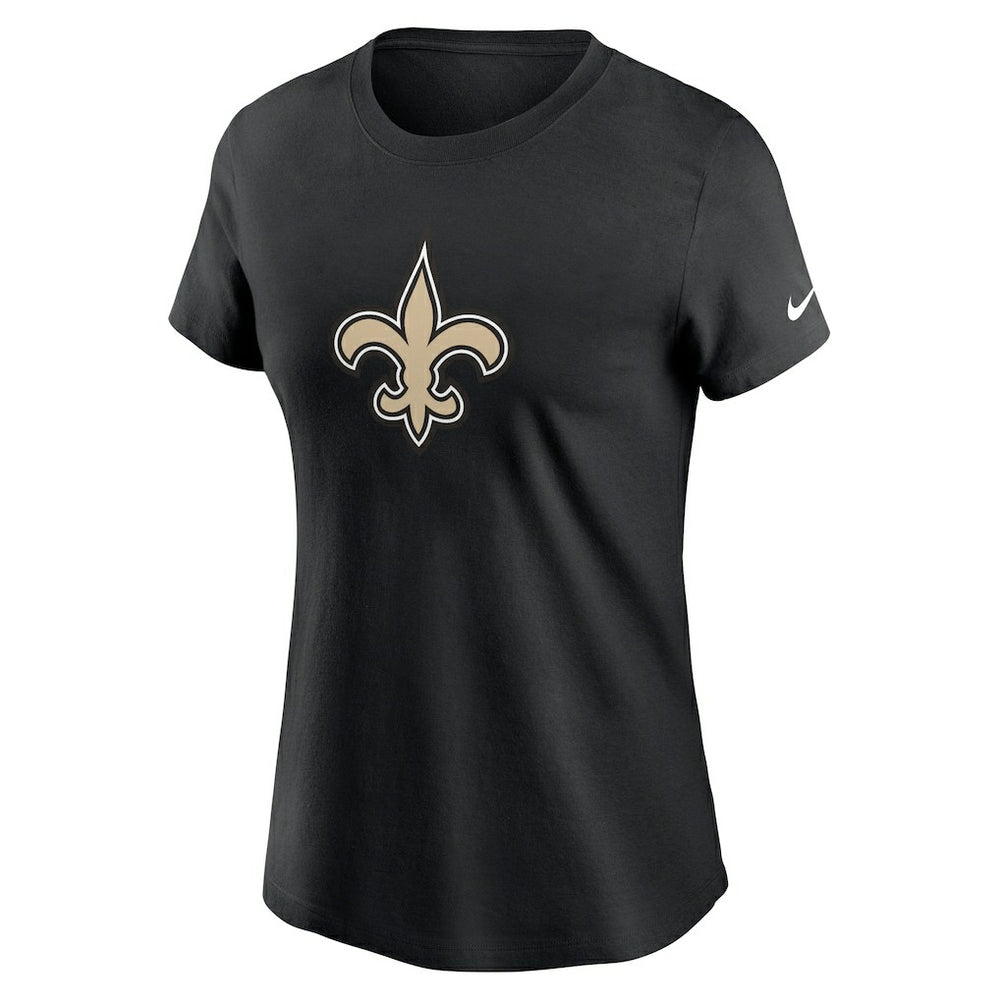New Orleans Saints Women's Primary Logo T-Shirt Black | Nike for Sale