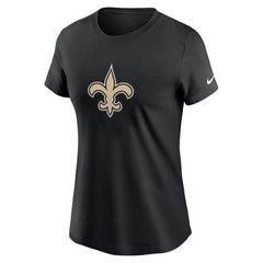 New Orleans Saints Women's Primary Logo T-Shirt Black | Nike for Sale