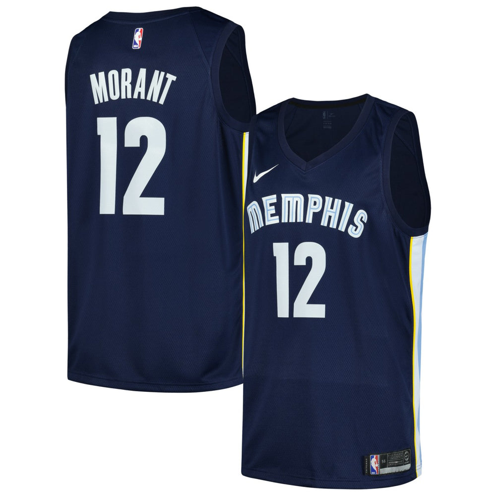 Ja Morant Memphis Grizzlies Swingman Player Jersey Icon Edition Navy - NBA