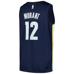 Ja Morant Memphis Grizzlies Swingman Player Jersey Icon Edition Navy - NBA