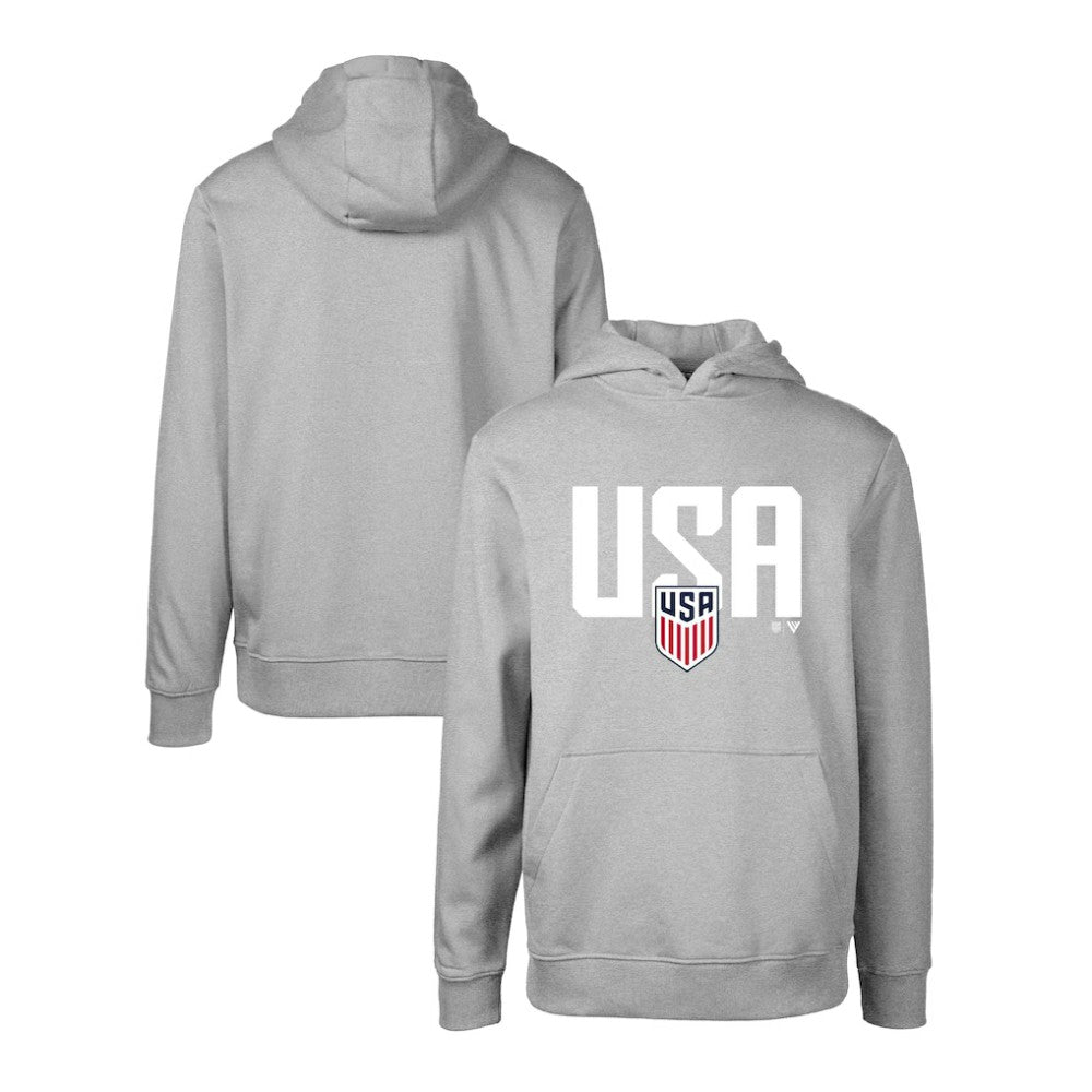 USMNT Levelwear Youth Podium Mascot Pullover Hoodie Gray - FIFA World CUP