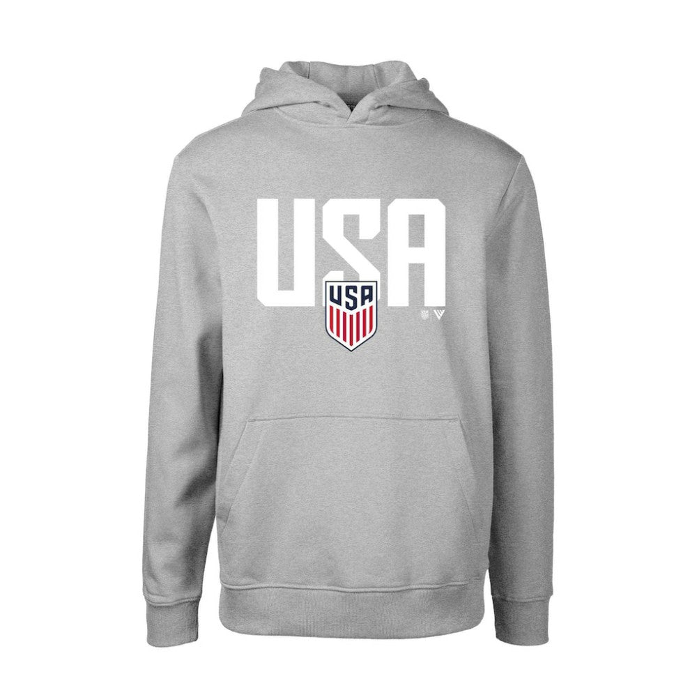 USMNT Levelwear Youth Podium Mascot Pullover Hoodie Gray - FIFA World CUP