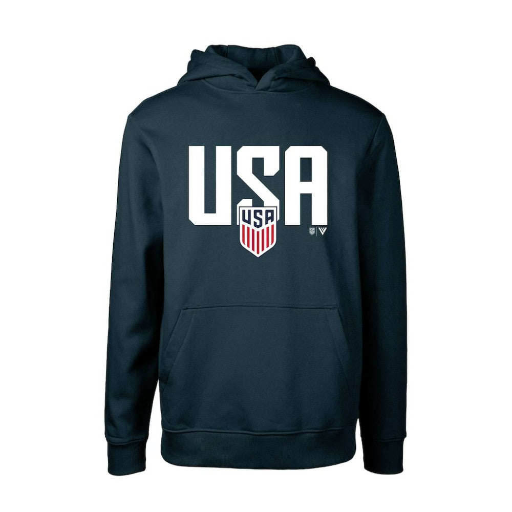 USMNT Levelwear Youth Podium Mascot Pullover Hoodie Navy - FIFA World CUP