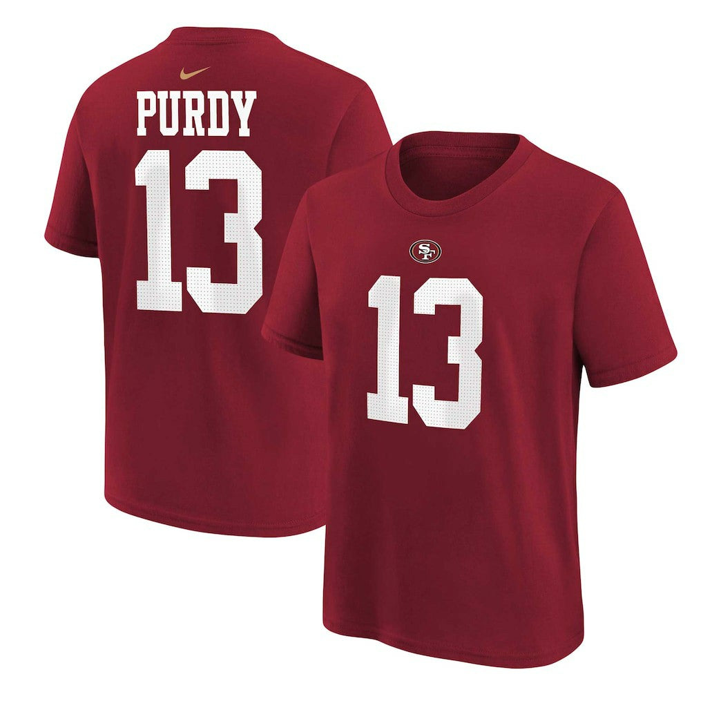 Brock Purdy San Francisco 49ers Preschool Player Name & Number T-Shirt Scarlet | Nike for Sale