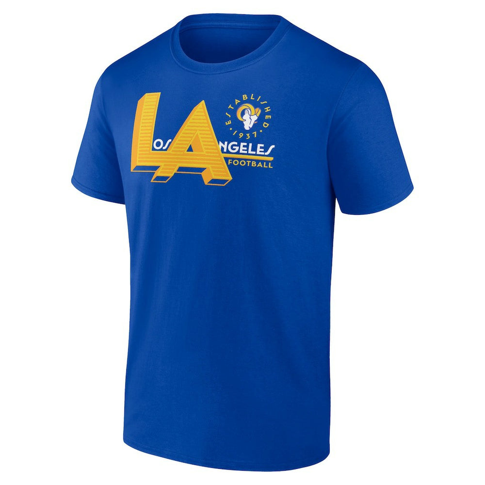 Los Angeles Rams Hometown Offensive Drive T-Shirt Royal | Fanatics