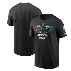 Atlanta Falcons vs. Jacksonville Jaguars 2023 London Game Essential T-Shirt Black | Nike for Sale