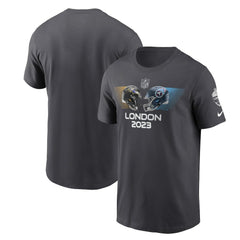 Baltimore Ravens vs. Tennessee Titans 2023 London Game Essential T-Shirt Anthracite | Nike for Sale
