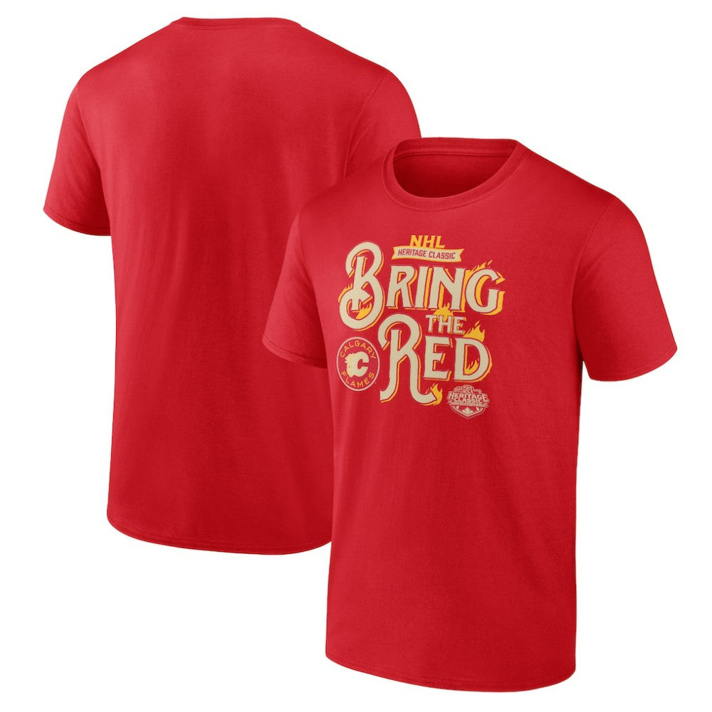 Calgary Flames Fanatics 2023 NHL Heritage Classic Local T-Shirt – Red - NHL