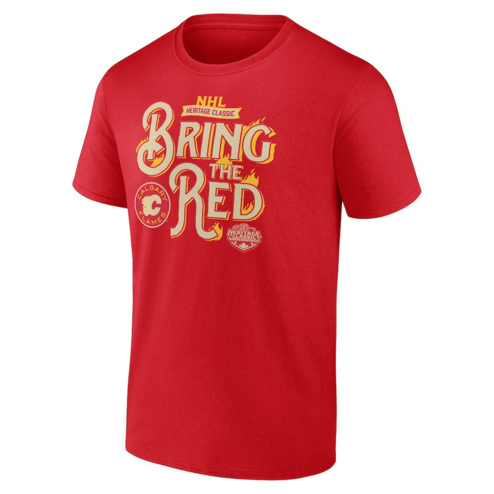 Calgary Flames Fanatics 2023 NHL Heritage Classic Local T-Shirt – Red - NHL