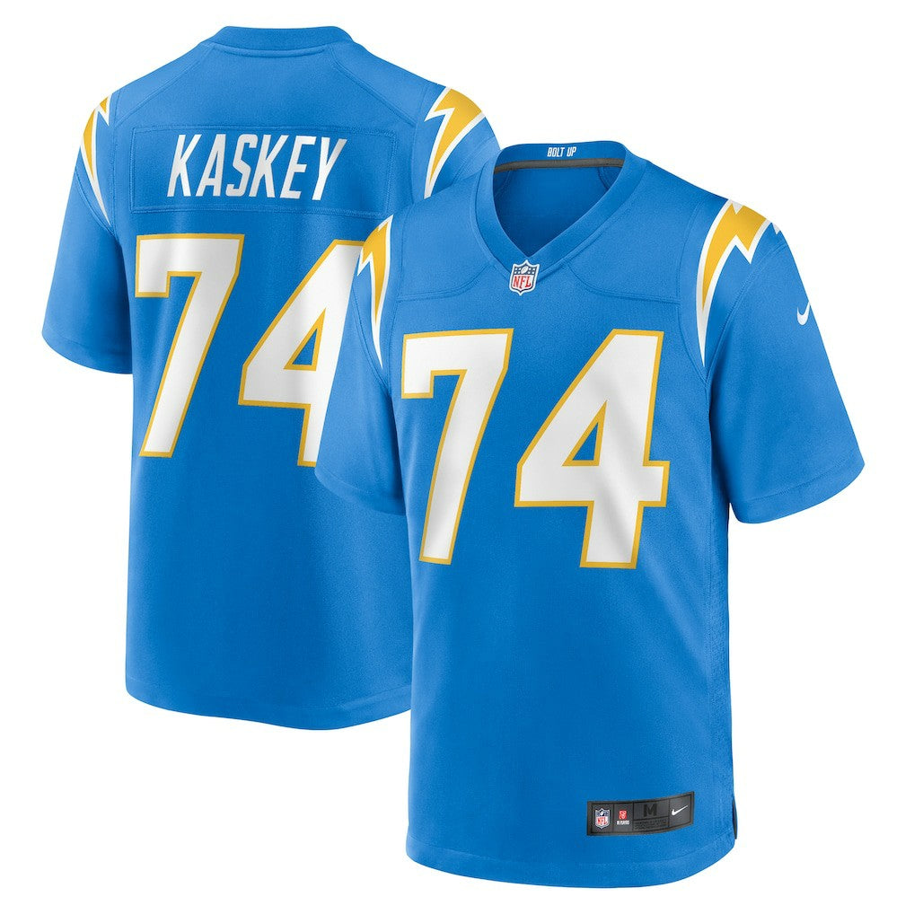 Matt Kaskey Los Angeles Chargers Team Game Jersey Powder Blue | Nike for Sale