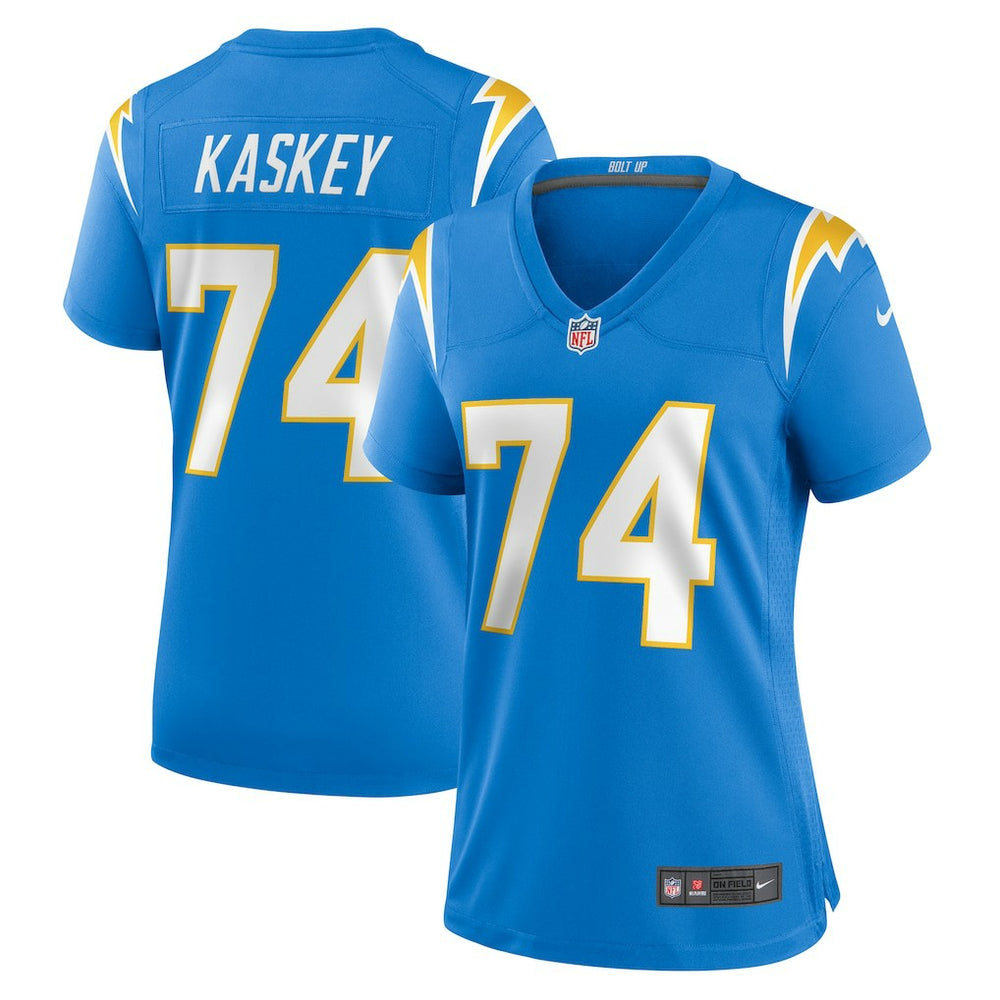 Matt Kaskey Los Angeles Chargers Women's Team Game Jersey Powder Blue | Nike for Sale