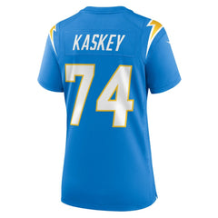 Matt Kaskey Los Angeles Chargers Women's Team Game Jersey Powder Blue | Nike for Sale