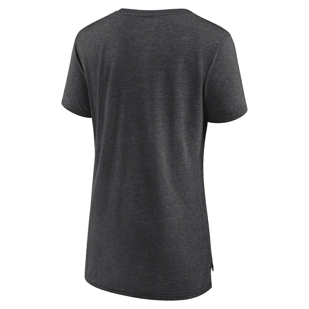 Jacksonville Jaguars Women's Our Pastime Tri-Blend T-Shirt Heather Charcoal | Fanatics