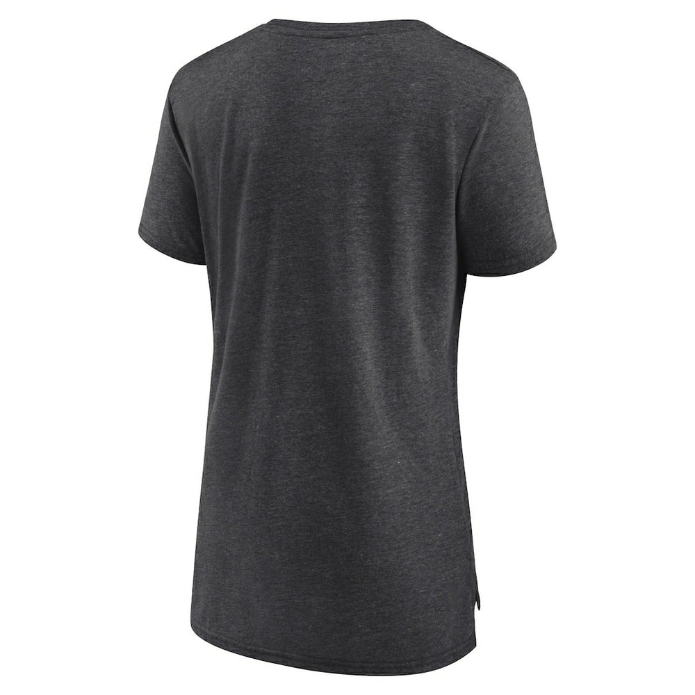 Jacksonville Jaguars Women's Our Pastime Tri-Blend T-Shirt Heather Charcoal | Fanatics