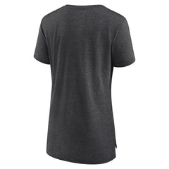 Jacksonville Jaguars Women's Our Pastime Tri-Blend T-Shirt Heather Charcoal | Fanatics