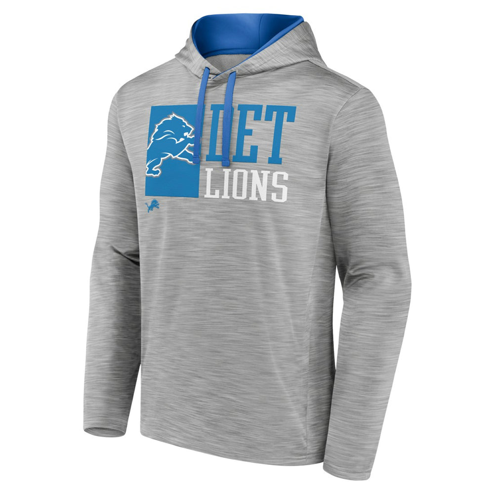 Detroit Lions Never Quit Hoodie Heather Gray | Fanatics