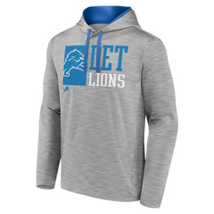 Detroit Lions Never Quit Hoodie Heather Gray | Fanatics