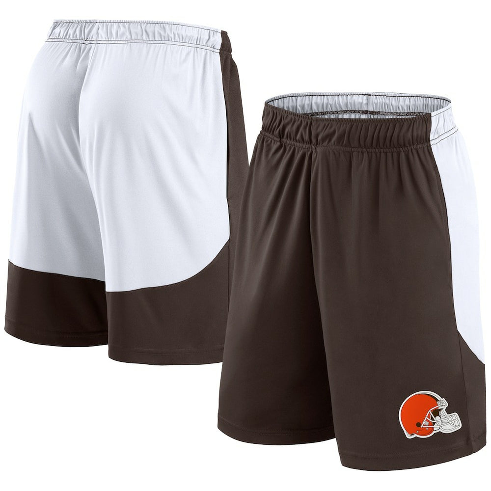 Cleveland Browns Go Hard Shorts Brown/White | Fanatics