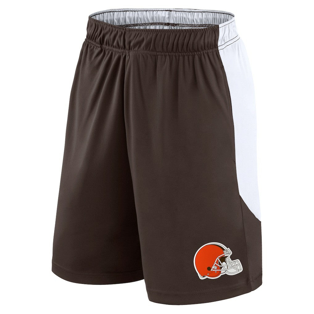 Cleveland Browns Go Hard Shorts Brown/White | Fanatics