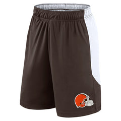 Cleveland Browns Go Hard Shorts Brown/White | Fanatics