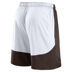 Cleveland Browns Go Hard Shorts Brown/White | Fanatics