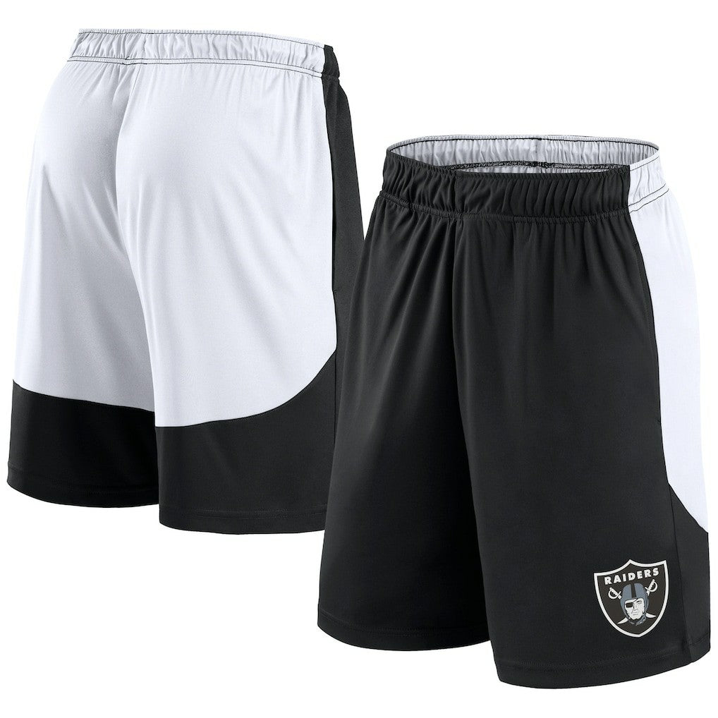 Las Vegas Raiders Go Hard Shorts Black/White | Fanatics