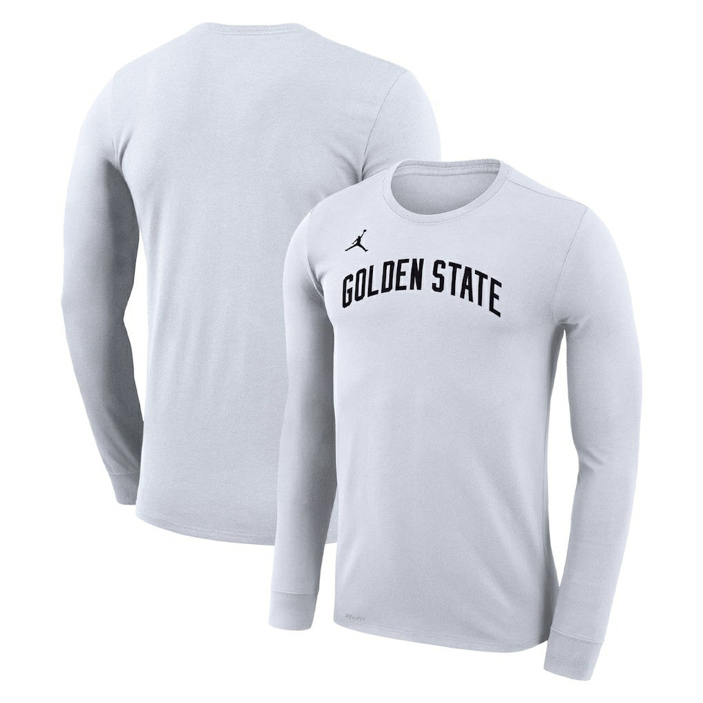 Golden State Warriors Jordan Brand Unisex Statement Edition Legend Performance Long Sleeve T-Shirt White - NBA
