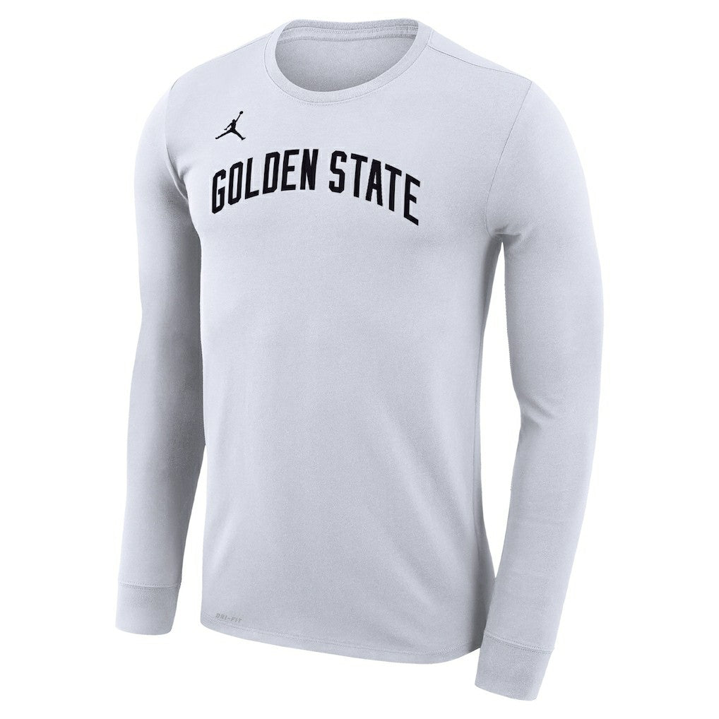 Golden State Warriors Jordan Brand Unisex Statement Edition Legend Performance Long Sleeve T-Shirt White - NBA