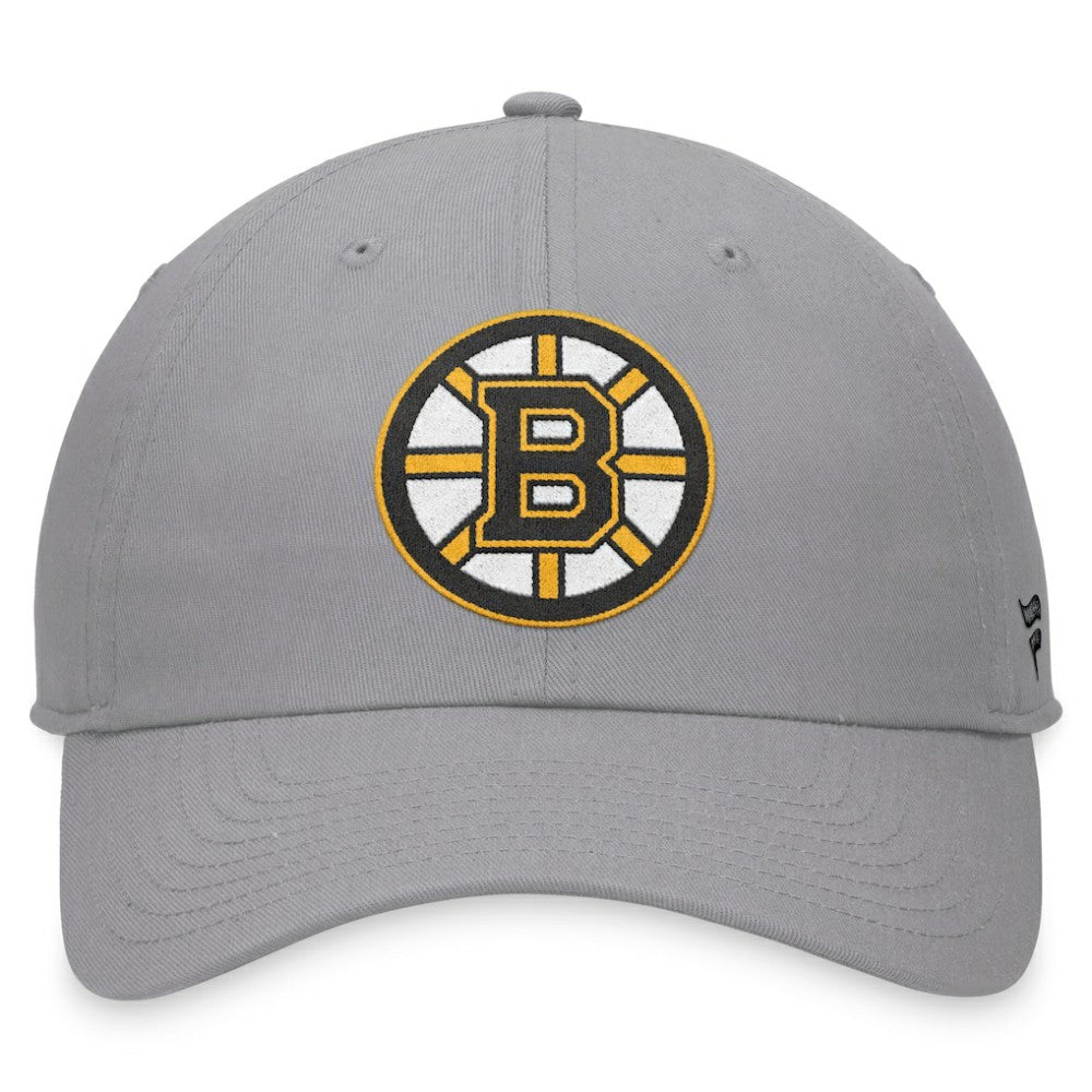 Boston Bruins Fanatics Extra Time Adjustable Hat - Gray - NHL