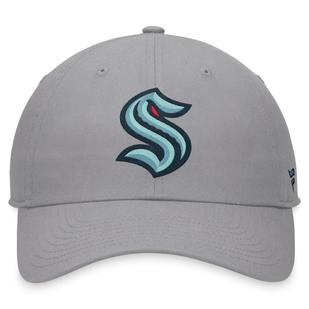 Seattle Kraken Fanatics Extra Time Adjustable Hat - Gray - NHL