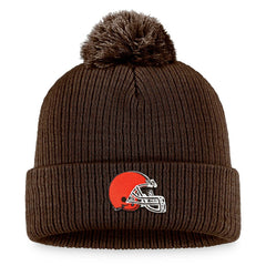 Cleveland Browns Women's Cuffed Knit Hat with Pom Brown | Fanatics
