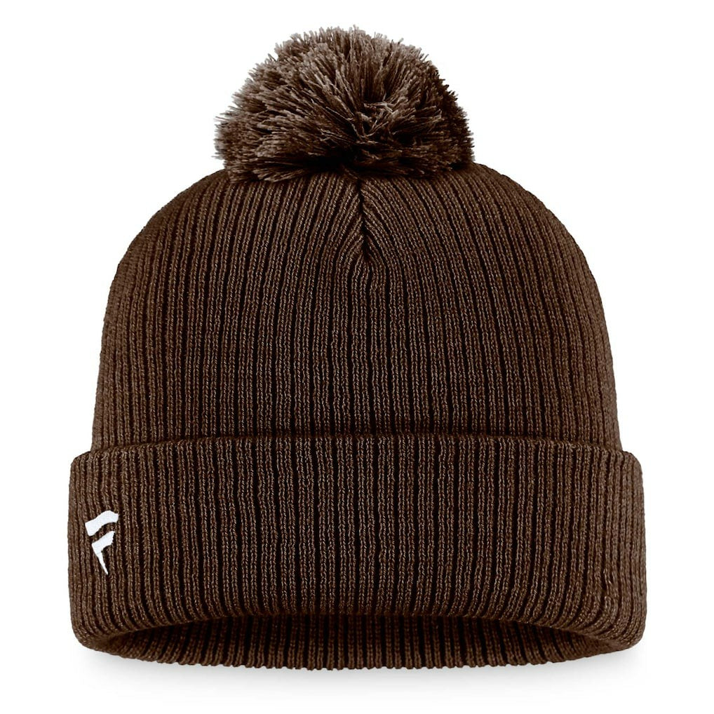 Cleveland Browns Women's Cuffed Knit Hat with Pom Brown | Fanatics
