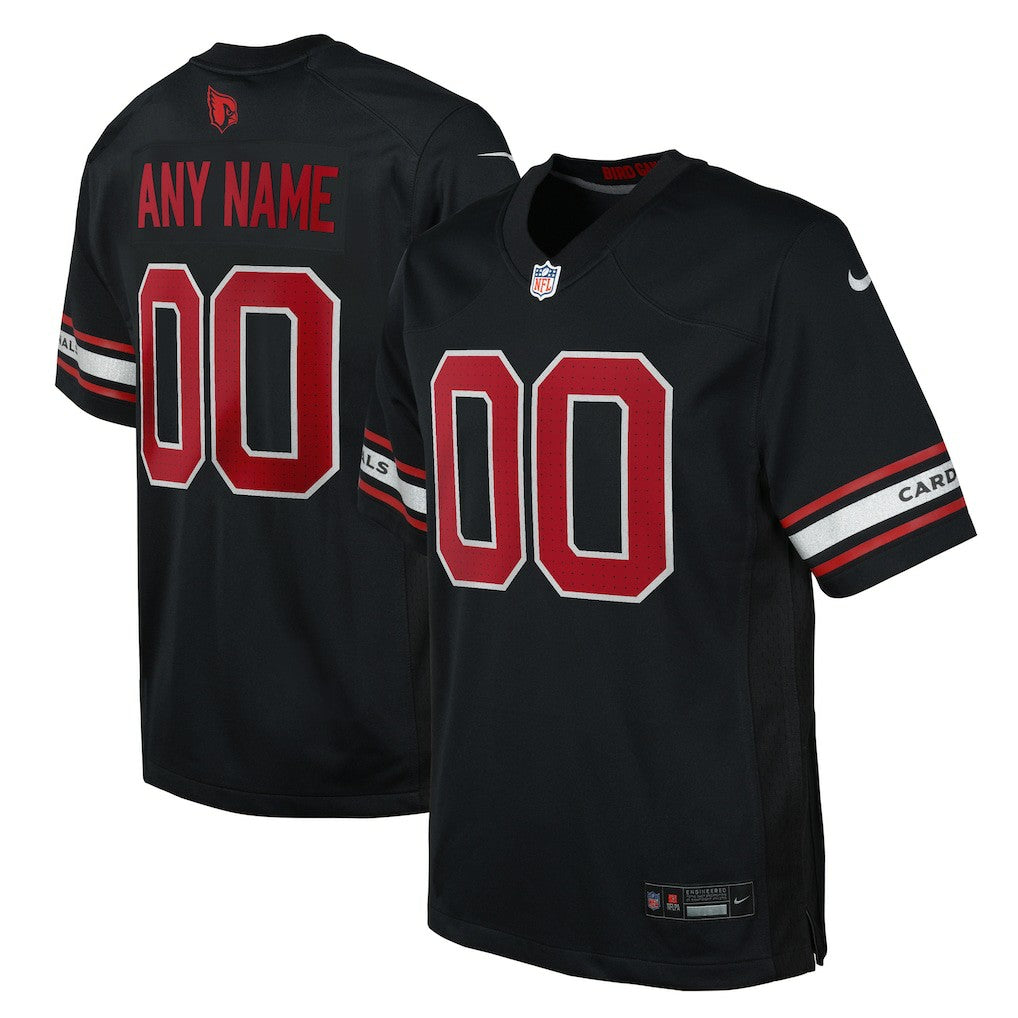 Arizona Cardinals Youth Alternate Custom Game Jersey Black | Nike for Sale