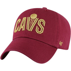 Cleveland Cavaliers '47 Core Wordmark Clean Up Adjustable Hat Wine - NBA