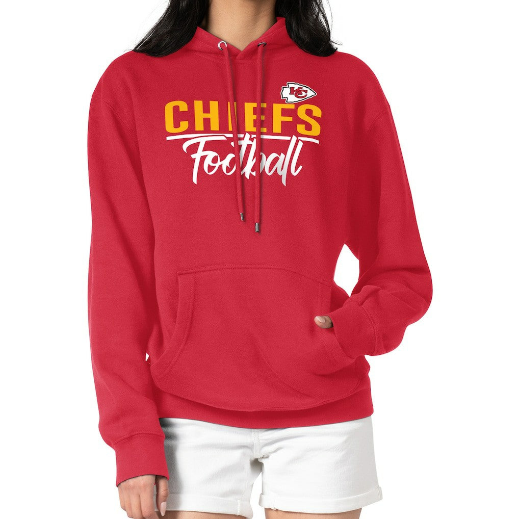 Kansas City Chiefs G-III 4Her by Carl Banks Women's Graphic Fleece Pullover Hoodie Red | NFL