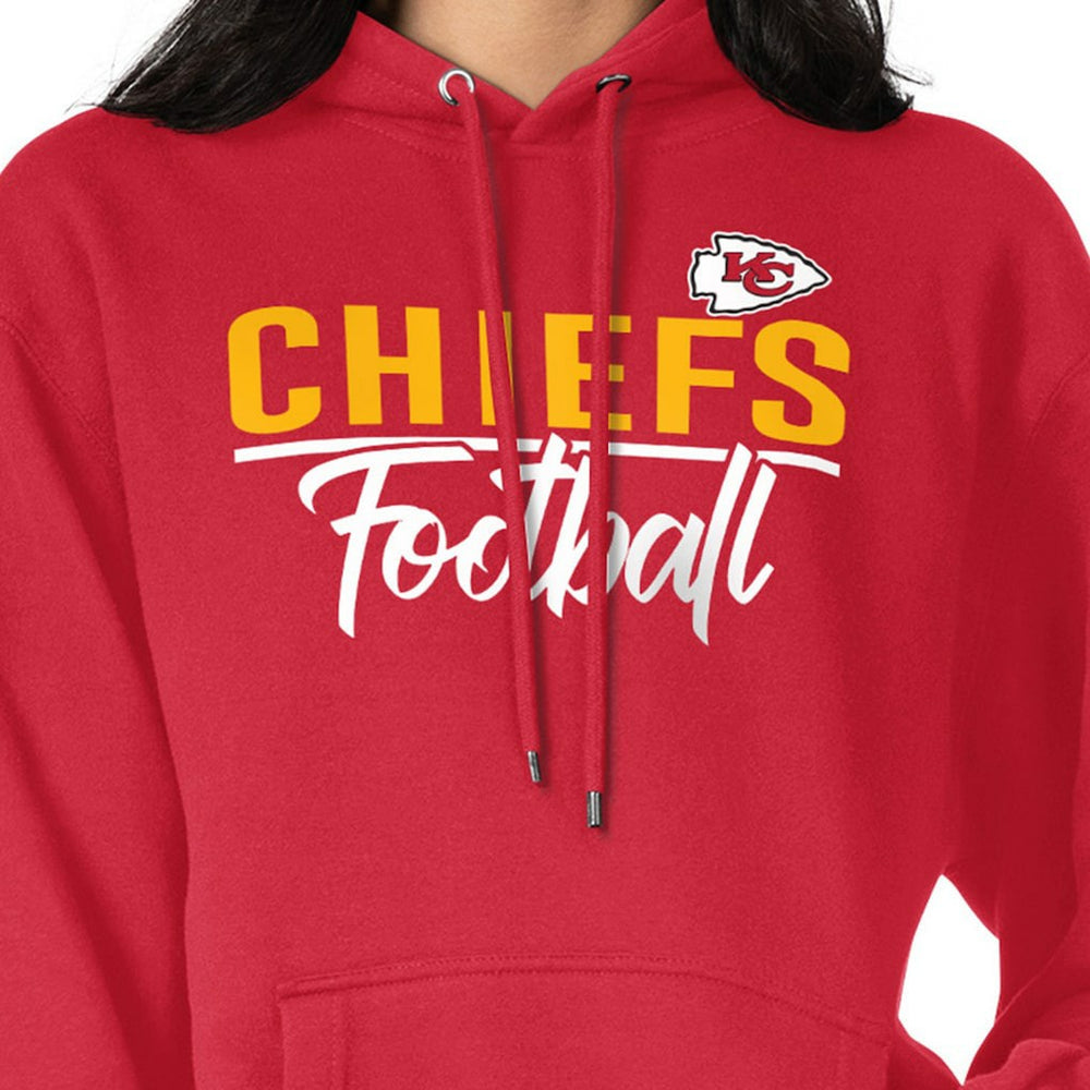 Kansas City Chiefs G-III 4Her by Carl Banks Women's Graphic Fleece Pullover Hoodie Red | NFL