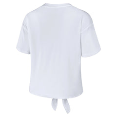 Memphis Grizzlies WEAR by Erin Andrews Women's Tie-Front T-Shirt White - NBA