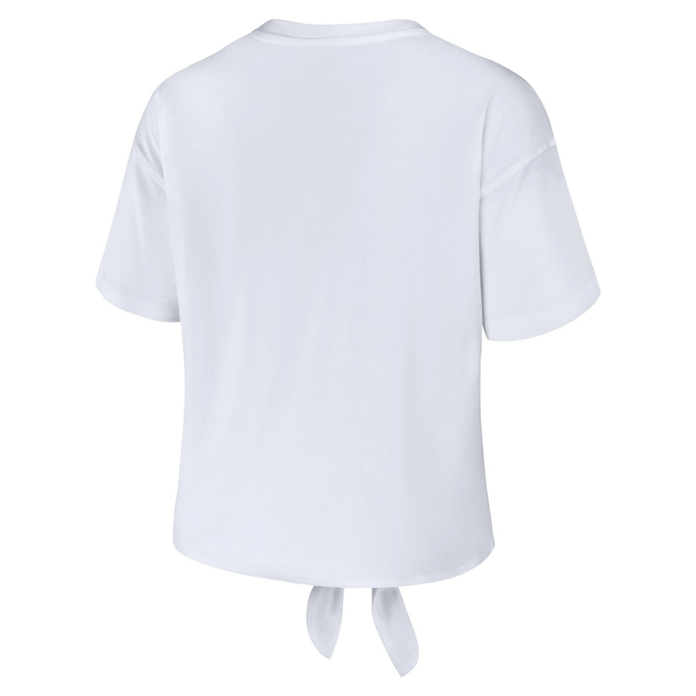 Washington Wizards WEAR by Erin Andrews Women's Tie-Front T-Shirt White - NBA