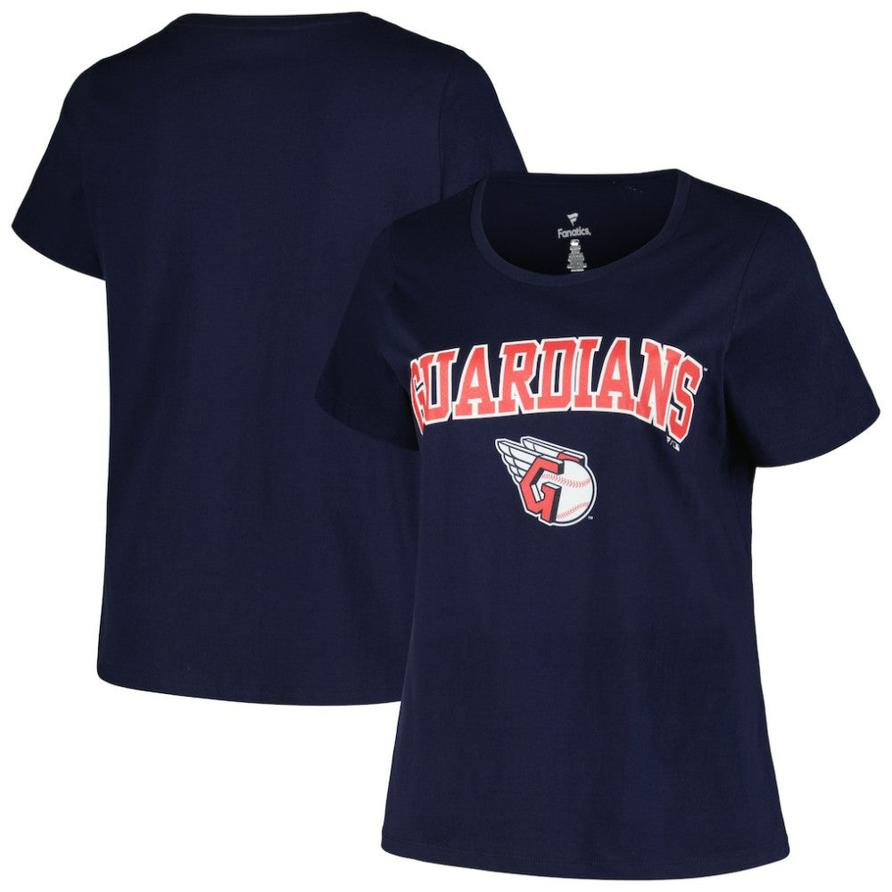 Cleveland Guardians Profile Women's Plus Size Arch Logo T-Shirt - MLB