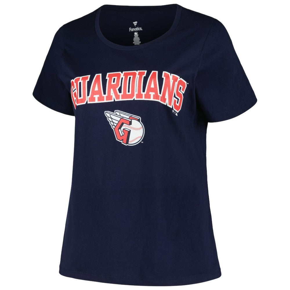 Cleveland Guardians Profile Women's Plus Size Arch Logo T-Shirt - MLB