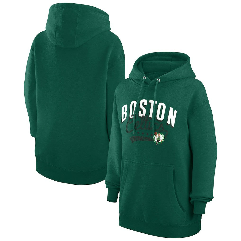 Boston Celtics G-III 4Her by Carl Banks Women's Filigree Logo Pullover Hoodie - Kelly Green - NBA
