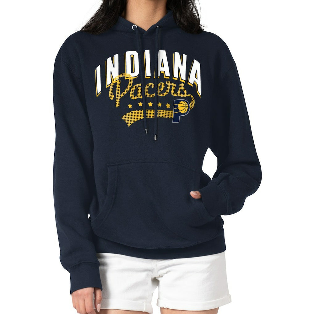 Indiana Pacers G-III 4Her by Carl Banks Women's Filigree Logo Pullover Hoodie - Navy - NBA