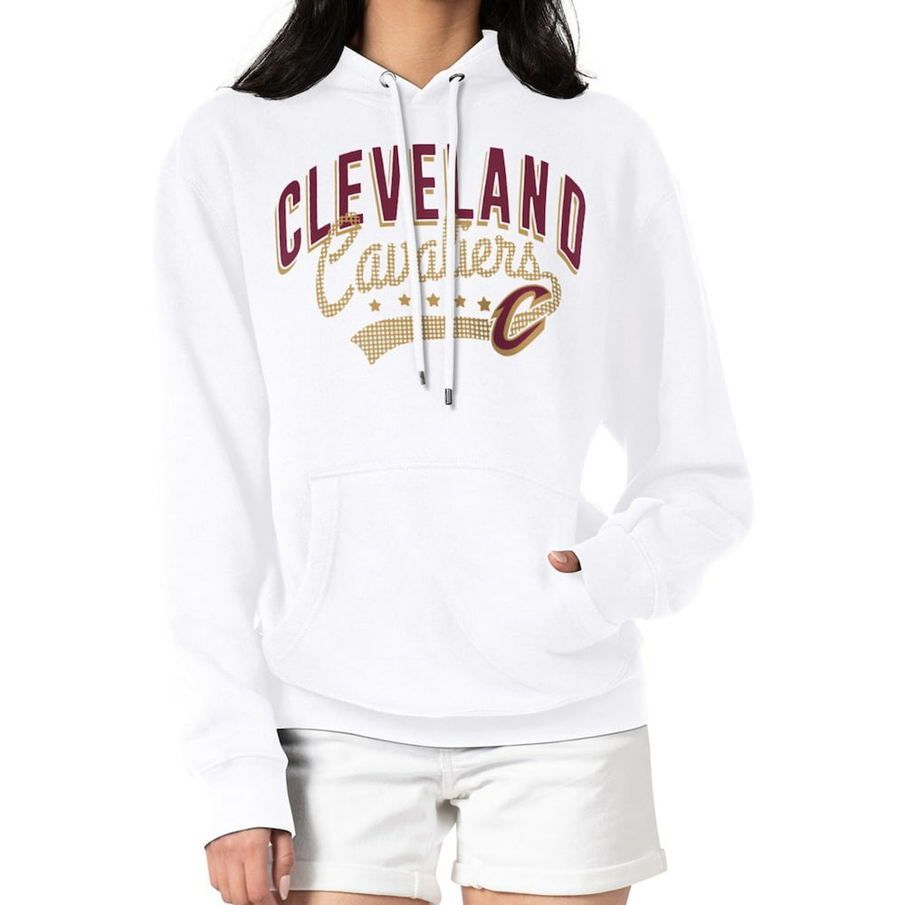 Cleveland Cavaliers G-III 4Her by Carl Banks Women's Filigree Logo Pullover Hoodie - White - NBA