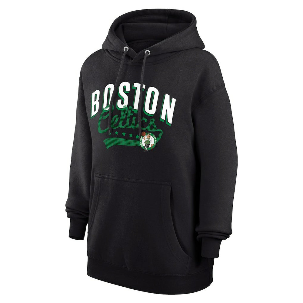 Boston Celtics G-III 4Her by Carl Banks Women's Filigree Logo Pullover Hoodie - Black - NBA