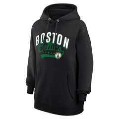 Boston Celtics G-III 4Her by Carl Banks Women's Filigree Logo Pullover Hoodie - Black - NBA