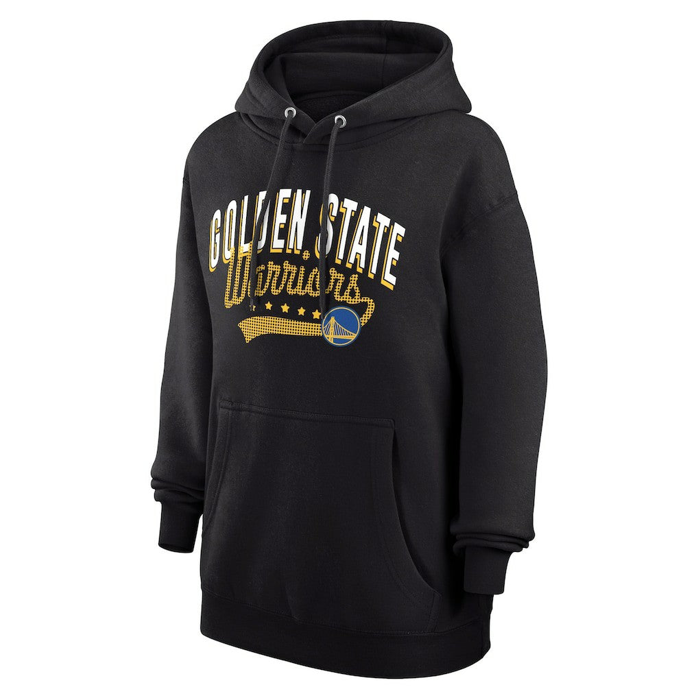 Golden State Warriors G-III 4Her by Carl Banks Women's Filigree Logo Pullover Hoodie - Black - NBA
